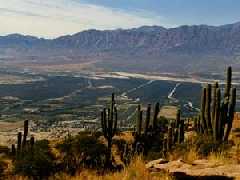 Vista aerea de Cafayate